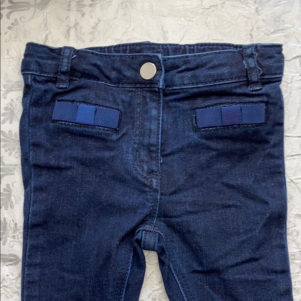 Jacadi skinny jeans with bow pockets